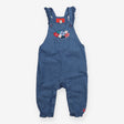 Blue Dungarees with Flowers