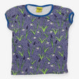 Tee SS blue snowdrops