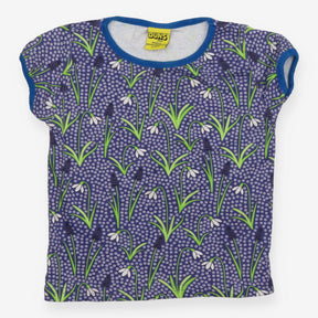 Tee SS blue snowdrops