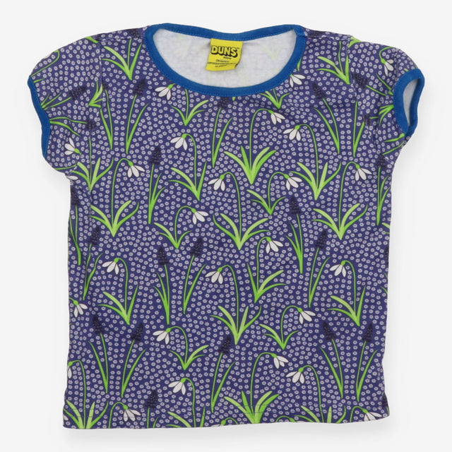 Tee SS blue snowdrops