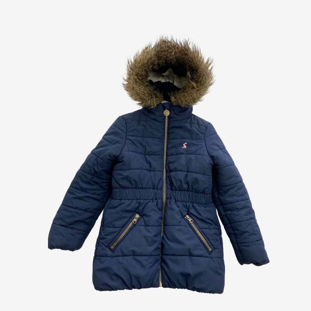 Blue Fleece Lined Coat