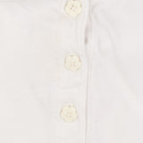 White t-shirt with giraffe and floral collar