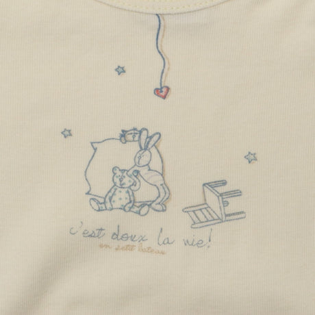 Bodysuit Yellow Rabbit and Bear
