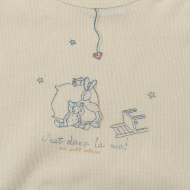Bodysuit Yellow Rabbit and Bear