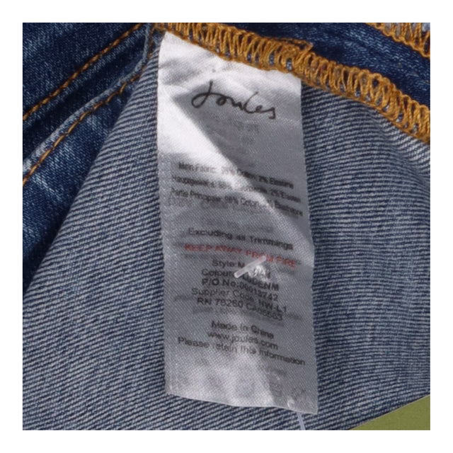 Joules Blue Denim Mini Skirt Front Pockets