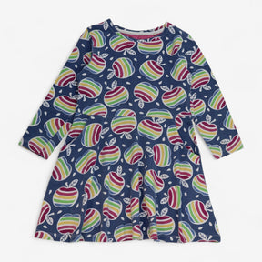 Dress Long Sleeve Rainbow Apple
