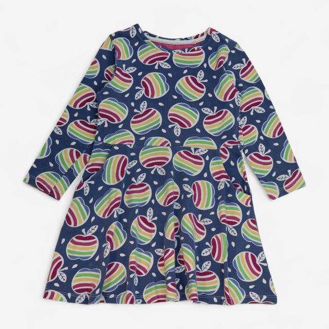 Dress Long Sleeve Rainbow Apple