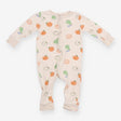 Cream Fruit Footless Sleepsuit