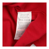 Red knit cardigan