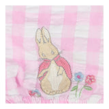 Pink gingham romper Flopsy Rabbit