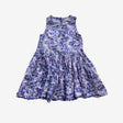 Purple Dip Hem Woven Dress