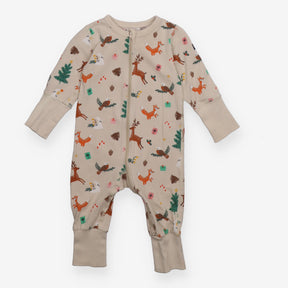 Beige festive animal onesie