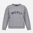 Sweatshirt Long Sleeve Crew Neck Merci Graphic Gre