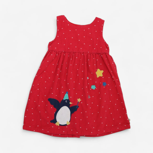 Red Cord Party Penguin Dress
