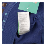 Sweatshirt Blue Polkadot Moose Applique