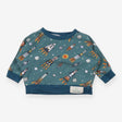 Sweater green space rockets