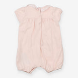 Romper Heirloom pink smocked collar