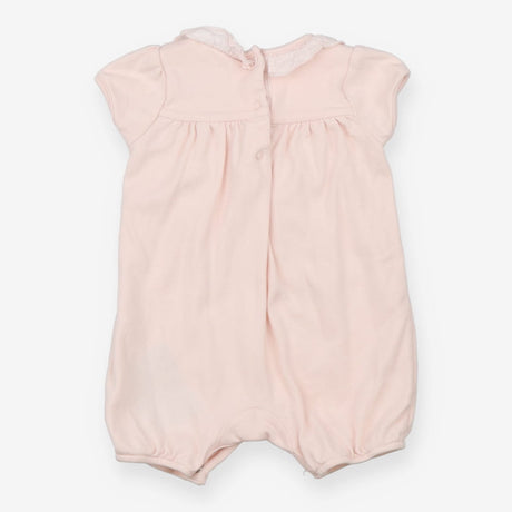 Romper Heirloom pink smocked collar