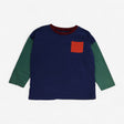 LS raglan tee blue and green