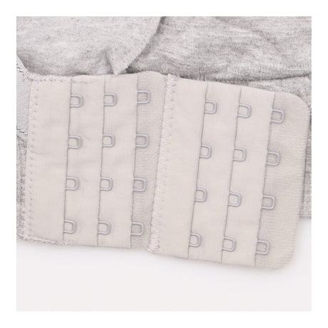 Bra Grey White Stripe Cotton Blend Seamless Matern