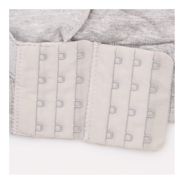 Bra Grey White Stripe Cotton Blend Seamless Matern