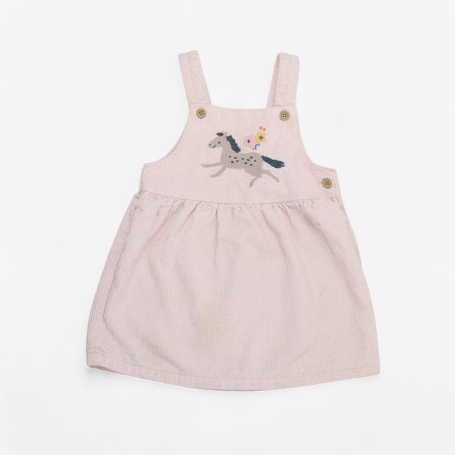 Pink Cord Horse Pinafore