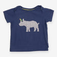 Navy rhino t-shirt