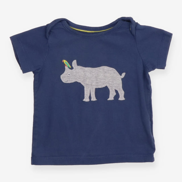 Navy rhino t-shirt