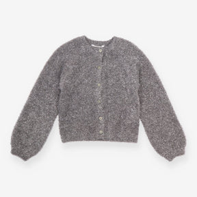 Cardigan Grey and Silver Sparkle