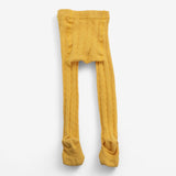 Cable tights yellow