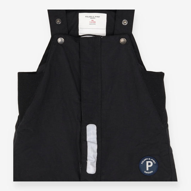 Waterproof Fleece Lined Salopette Black