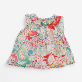 Cream frill stars and planets blouse 