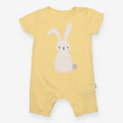 Romper yellow white bunny
