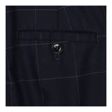 Navy Check Avery Petite Trousers Pants