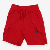 Shorts Red Jersey Cargo