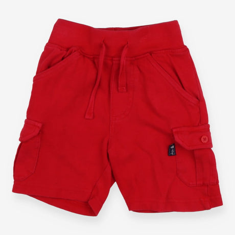 Shorts Red Jersey Cargo