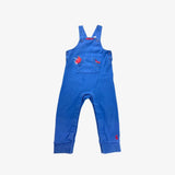 Blue Jersey Dinosaur Dungarees