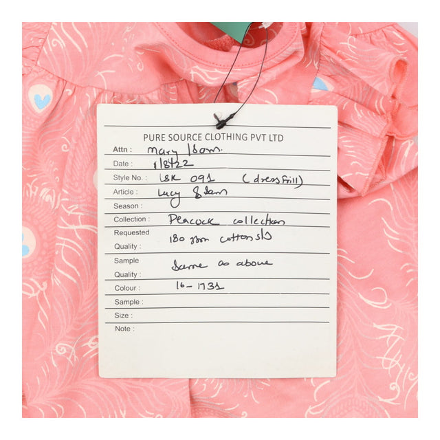 Dress Jersey Peacock Pink
