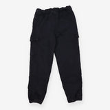 Cargo Pants Carbon Black Cuffed with Strings