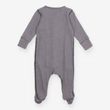 Sleepsuit Blue Stripe with Star Applique