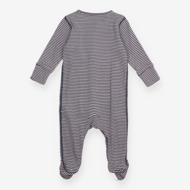 Sleepsuit Blue Stripe with Star Applique