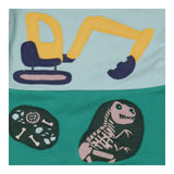 T-shirt long sleeve green digger fossils