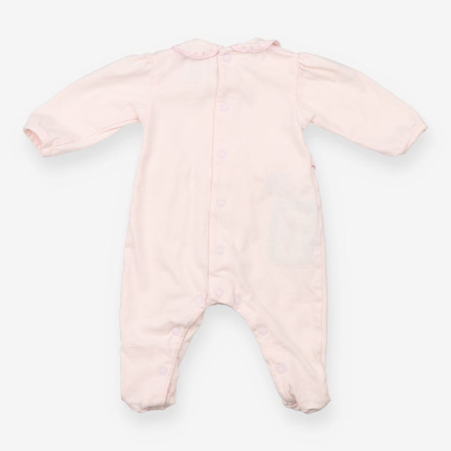Pink and Floral Sleepsuit