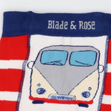 Knitted Shorts red stripe camper