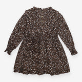 Dress Long Sleeve Floral Black