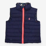 Navy Reversible Gilet with Unicorns