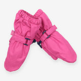 Mittens ski pink stripe lining