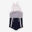 Swim Costume Nautical Halter Neck