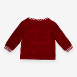 T-shirt long sleeve red velvet reindeer
