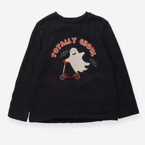 T-Shirt Long Sleeved Black Totally Ghoul